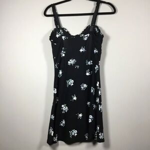 Black Floral Dress